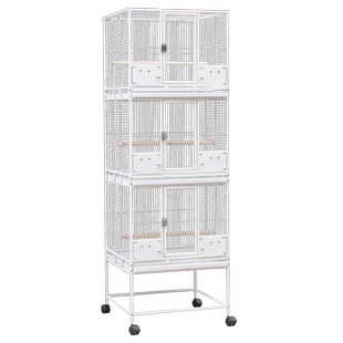 粤迪 三层群鸟笼折衷鹦鹉笼繁殖笼大号八哥虎皮牡丹玄凤笼A302