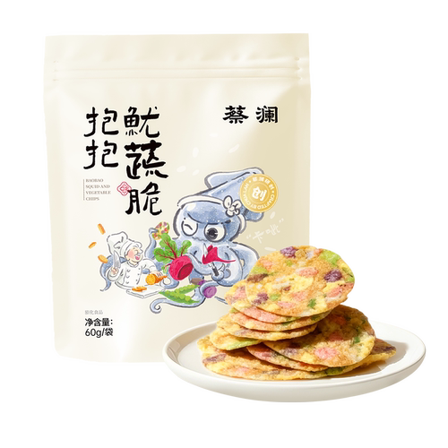 蔡澜鱿蔬脆芥末海苔味高蛋白零食