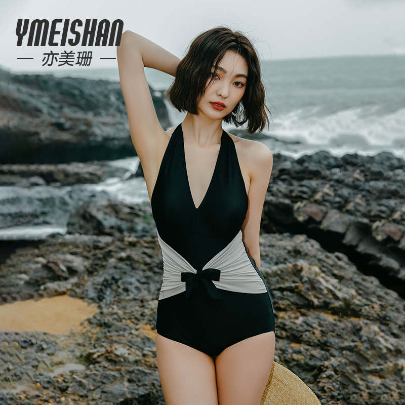 亦美珊连体泳衣女士高级感2025新款泳装成人性感泳装泡温泉游泳衣