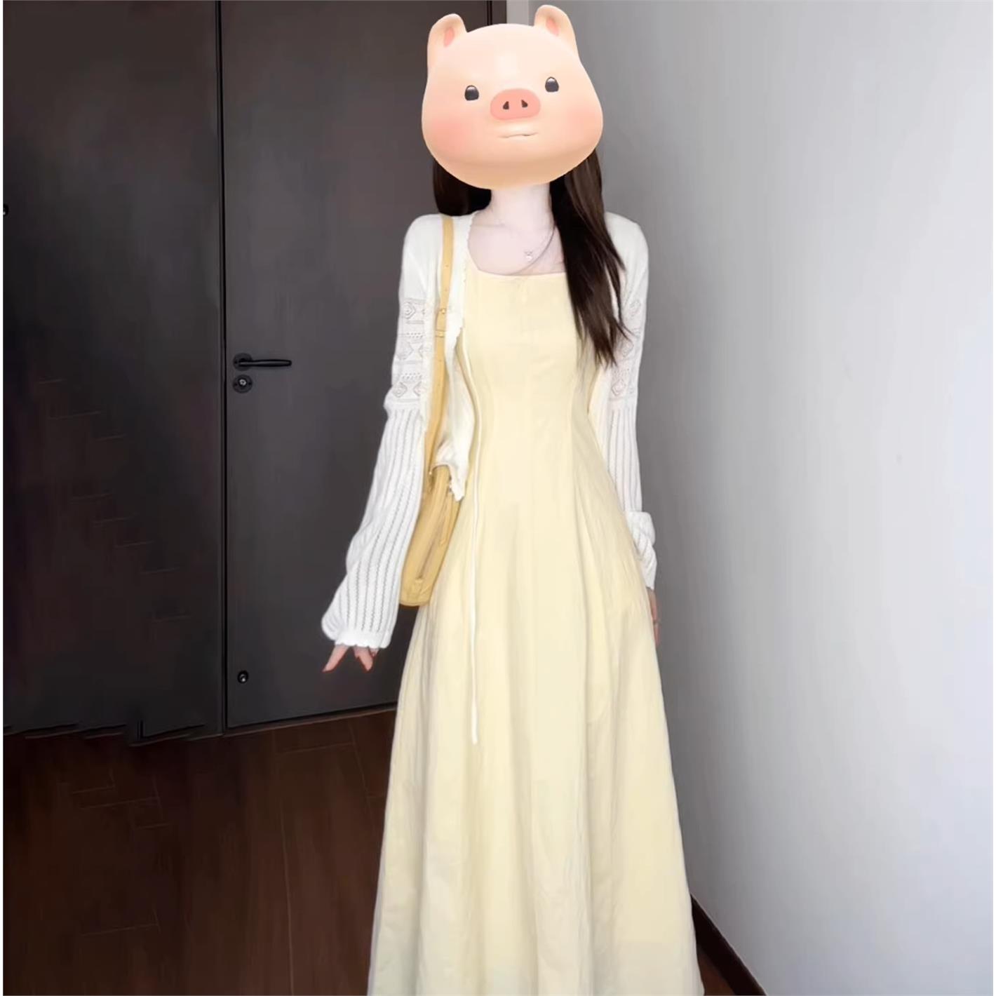 白色生日长裙子女春季大