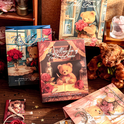 小熊浪漫屋白卡纸礼品袋纸手提袋