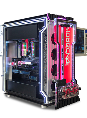 FUXK MOD 海盗船 1000D ROG全家桶 i9 13900K/4090水冷电脑台式机