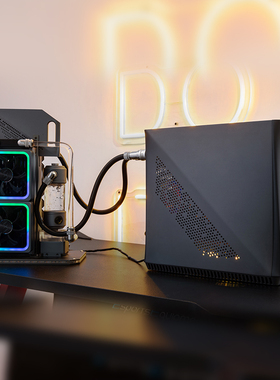 FUXK 外置水冷 ITX 13代酷睿 i7 13700K/RTX 4070Ti 钢炮mini电脑