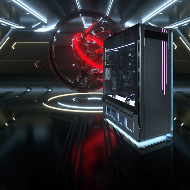 FUXK 追风者916 定制 i9 13900K/RTX4090 DDR5 全塔 旗舰水冷电脑