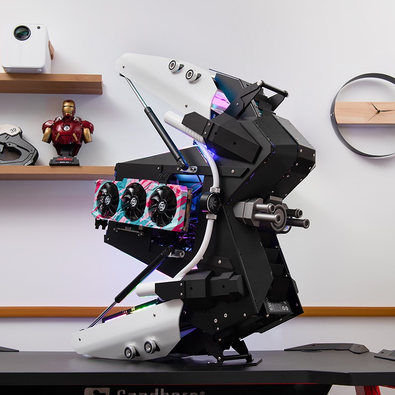 FUXK 弓 水冷MOD定制高达 赛博 AR-45 组装机 rtx4090游戏台式机