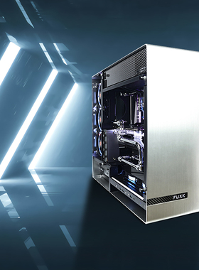 FUXK 迎广909主机 i9 13900K/RTX 4090/4080 电竞 水冷电脑台式机