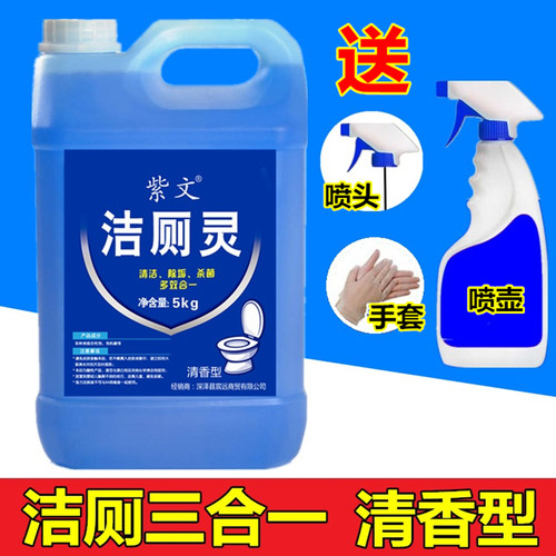 除臭紫文去污洁厕厕所马桶清洁剂