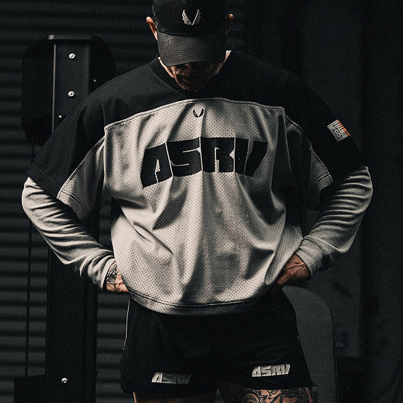 ASRV美式健身运动T恤男新款短袖肌肉宽松撞色篮球服上衣速干休闲,运动服/休闲服装,运动T恤,淘宝优惠券,粉丝福利购,淘宝优惠卷