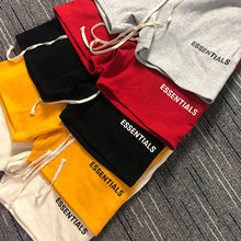 美式FOG潮牌ESSENTIALS运动中裤休闲男哈伦跑步健身宽松五分短裤