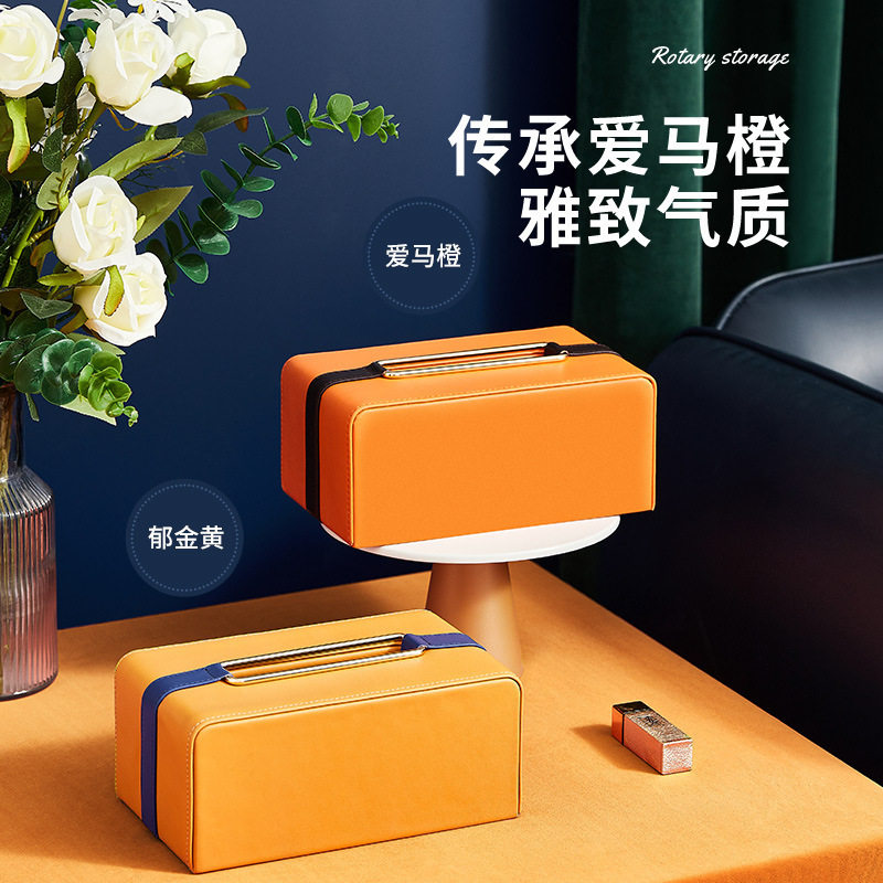 皮革纸巾盒创意客厅高档皮质抽纸盒办公室酒店商用广告纸抽盒图片
