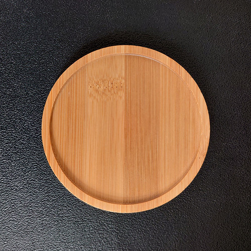 家用圆形木质日式咖啡茶道杯垫