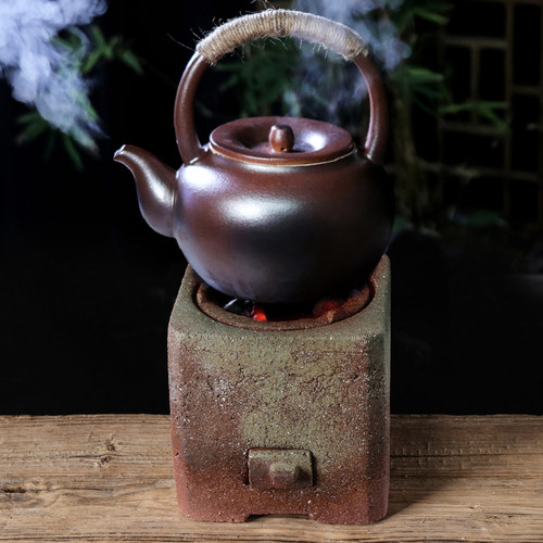 敏豪粗陶炭炉煮茶炉复古茶道