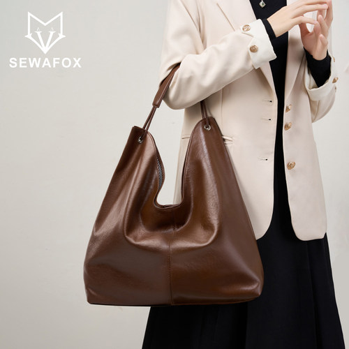 SEWAFOX女士托特包通勤单肩包女