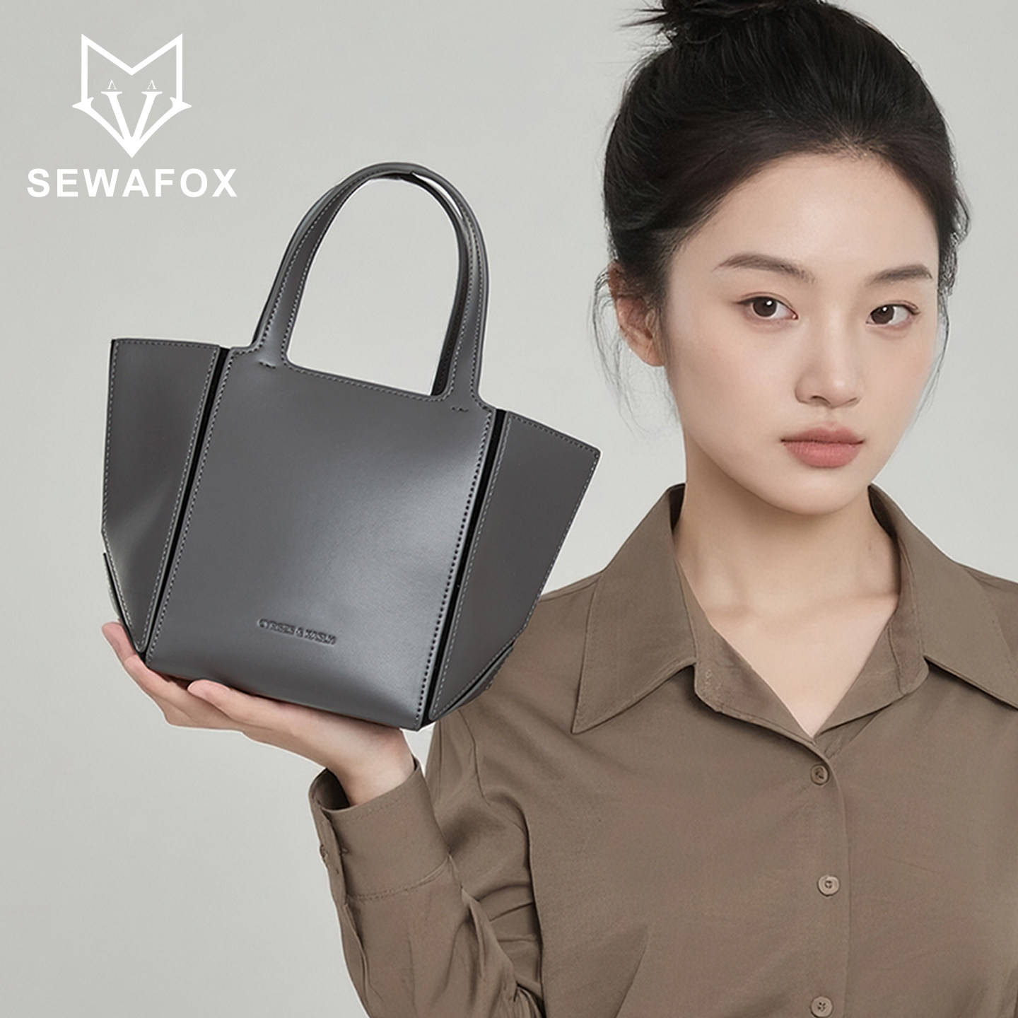 SEWAFOX/塞瓦狐可折叠菜篮子包女图片