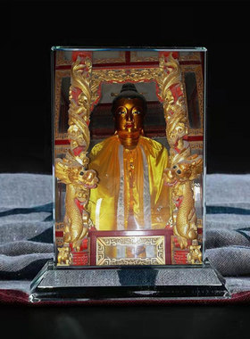 魏夫人二仙奶奶魏华存水晶摆台