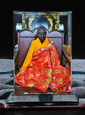 六祖慧能禅宗惠能大师水晶摆台