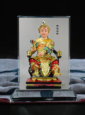 马元帅马王爷马天君水晶摆台定制