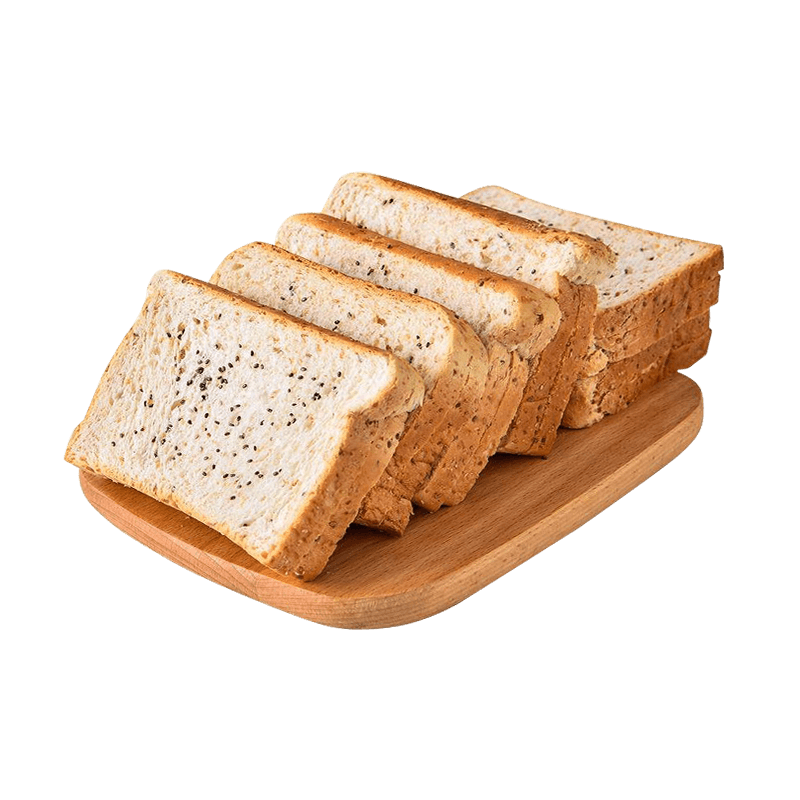 奇亚籽全麦面包整箱早餐吐司蛋糕0点心低减糖脂肥控健康代餐零食