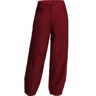 清仓特价秋冬毛呢灯笼裤高腰大码花苞裤加厚保暖妈妈九分裤萝卜裤