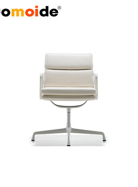诺曼邸办公 设计师家具 eames side chair/伊姆斯软包会议洽谈椅