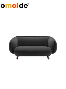 诺曼邸精品高定创意家具BASSET 2SEATER SOFA羊绒布巴塞特沙发