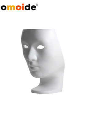 诺曼邸创意设计师家具NEMO CHAIR商业户外玻璃钢脸谱面具尼莫座椅