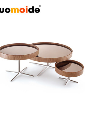 极简轻奢设计师创意茶几Regia Occasional Table现代精品私宅会所