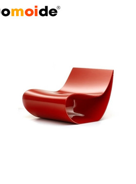 诺曼邸创意设计师signloungechair户外简约符号休闲玻璃钢躺椅