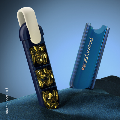 迷你药盒户外便携随身小号分药器