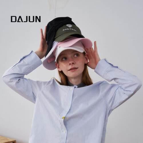 DAJUN大俊 （沈梦辰同款）帽子爱心徽章棒球帽大头围软顶鸭舌帽