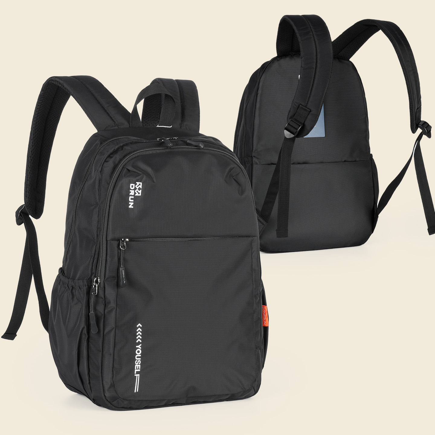 新款休闲轻便双肩背包男女学生小书包大容量旅行薄款超轻旅游包