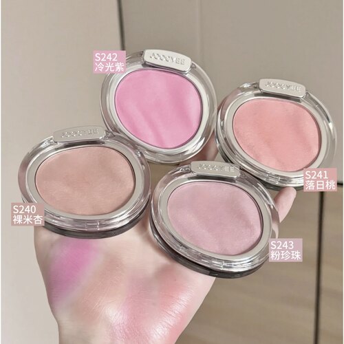 【冬日新色】JOOCYEE酵色欧若腮红淡彩粉珍珠泽融肤高光S243缎光