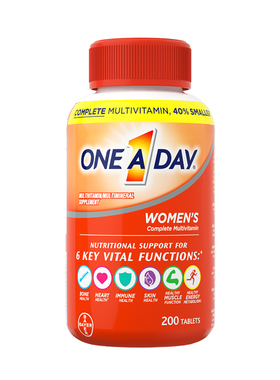 拜耳OneADay女士复合维生素B族多矿物质钙成人营养素【部分临期】