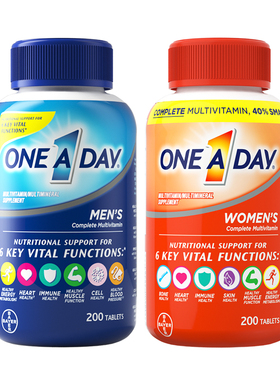 拜耳OneADay男士复合维生素男性矿物质综合维生素【部分临期】