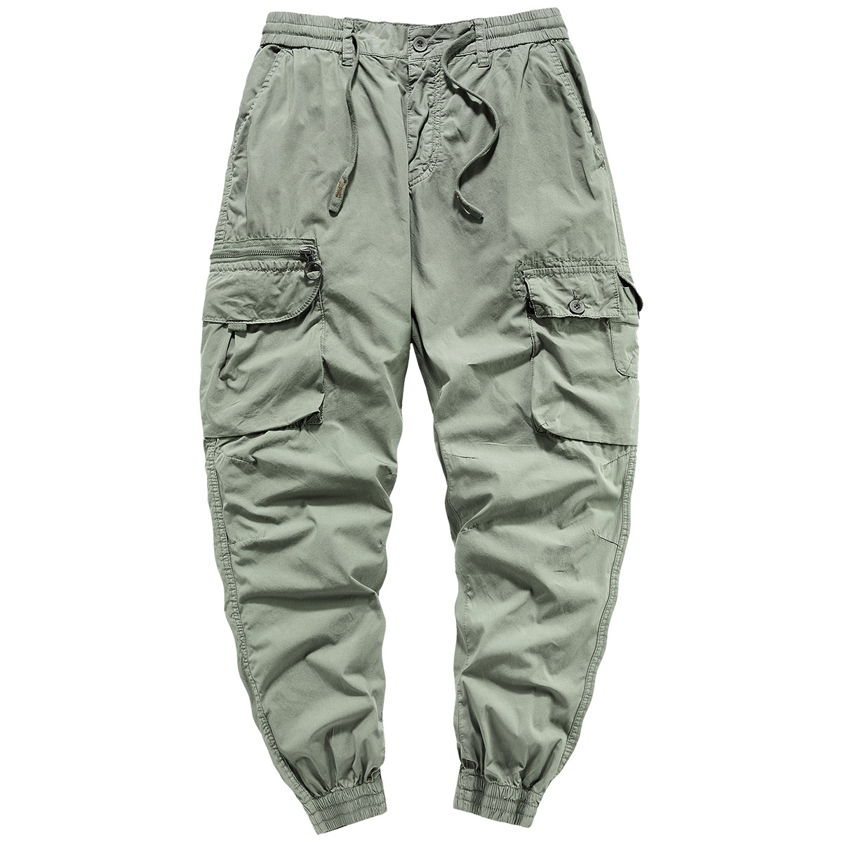 VIP休闲多口袋束脚工装裤