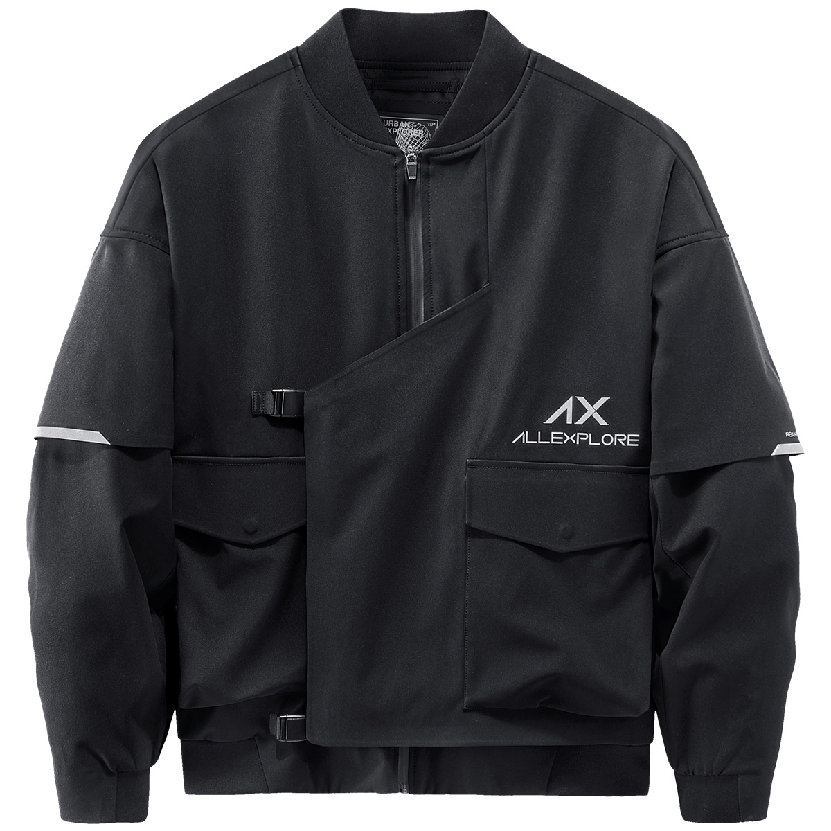 设计感宽松机能夹克外套