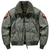 冬季 VIP工装 羊羔绒外套男士 棉衣加绒加厚棉服飞行员夹克保暖棉袄