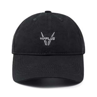VIP飞行潮牌帽子男刺绣鸭舌帽户外运动透气防晒遮阳大头围棒球帽