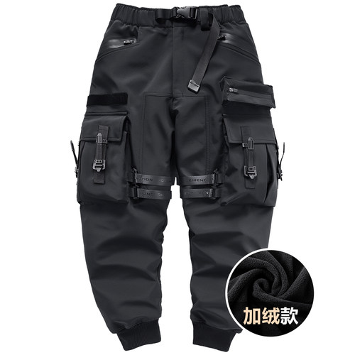 VIP加绒加厚多袋工装机能伞兵裤