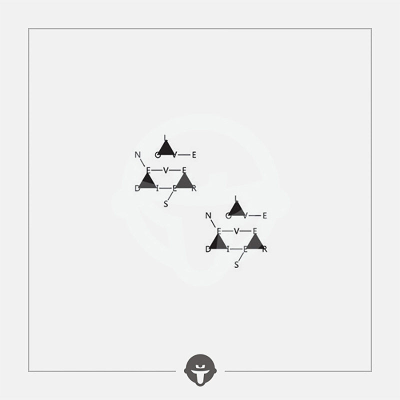 再变 爱情永不死原创字母手指纹身贴防水女持久黑白英文方程男