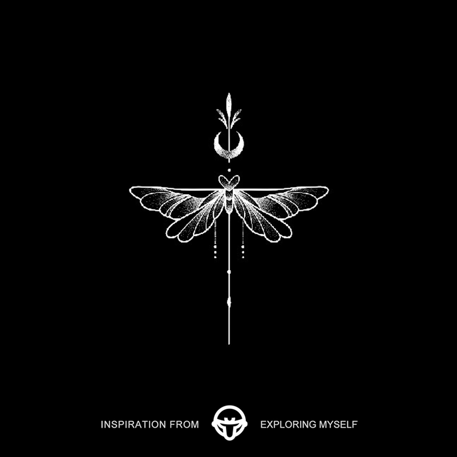 再变 蜻蜓草本纹身贴防水持久果汁保持久逼真纹身贴纸手锁骨肩