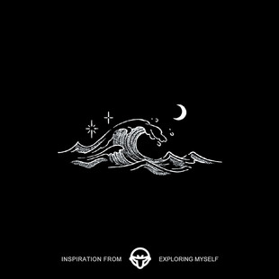 再变 海上月草本防水持久纹身贴纸女男果汁情侣手腰锁骨保持久