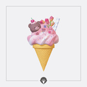 再变 浪漫冰淇淋梦幻防水持久纹身贴少女可爱甜妹纹身师联名款