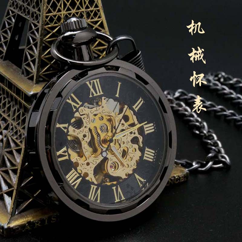 十六夜咲夜手表复古机械怀表动漫约会大作战时崎狂三男女学生表