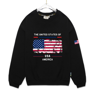美国USA美利坚合众国足球篮球国家队圆领卫衣套头男女长袖上衣服