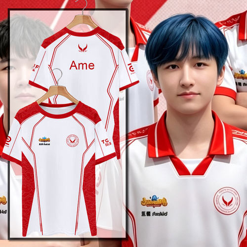 XG战队队服DOTA2游戏Ti15速干T恤