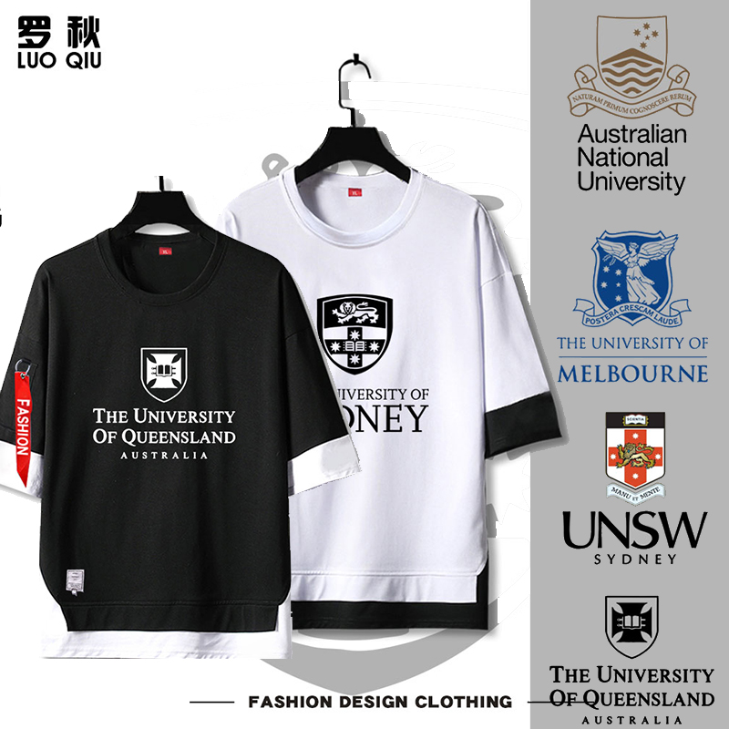 澳大利亚高校国立大学五分袖