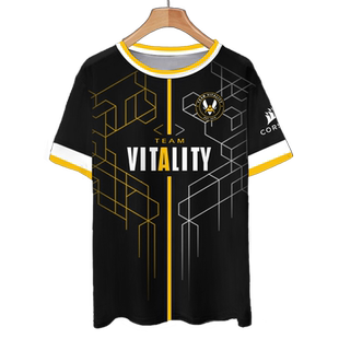 vitality战队队服CSGO电竞ZYWOO载物同款速干短袖t恤衫男女比赛服