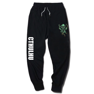 旧日支配者克苏鲁神话触手章鱼束小脚裤卫裤子男女休闲长裤运动裤