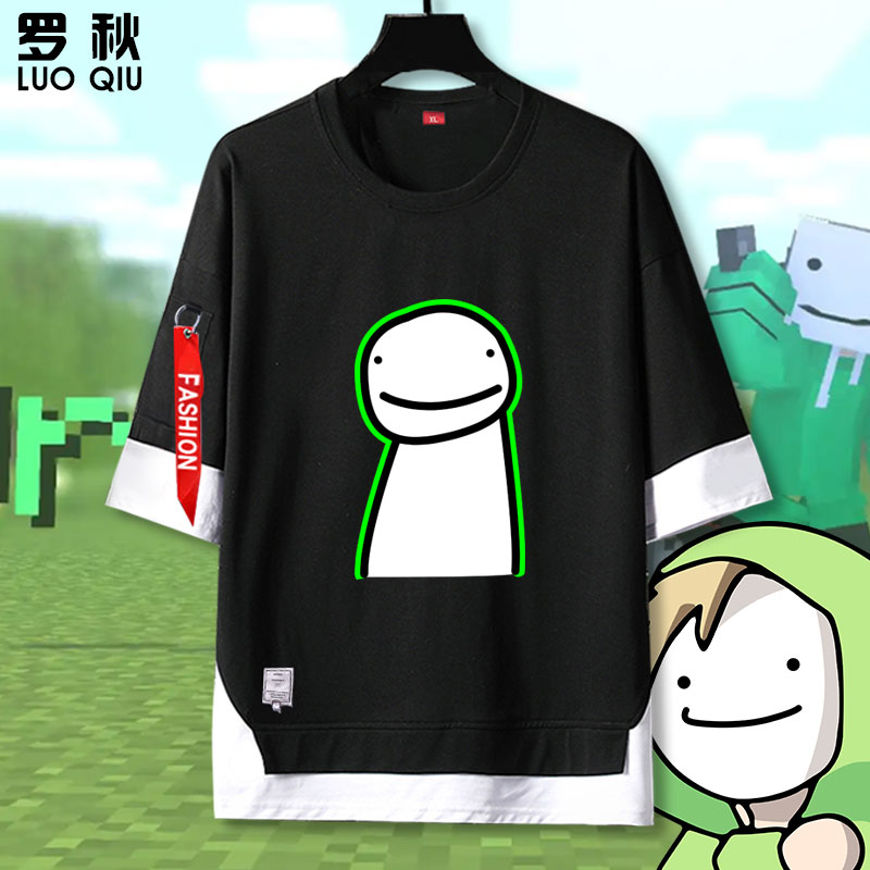 我的世界dream游戏假两件t恤衫